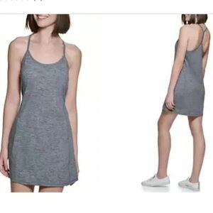 Ck Performance Women's Halter Peached Space Dye Sport Dress NWT